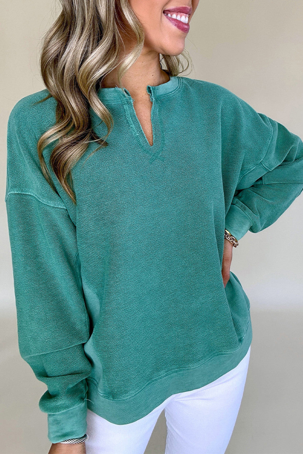 V-Neck Sweatshirt