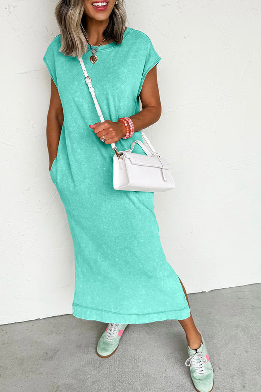 Mineral Wash T-Shirt Dress